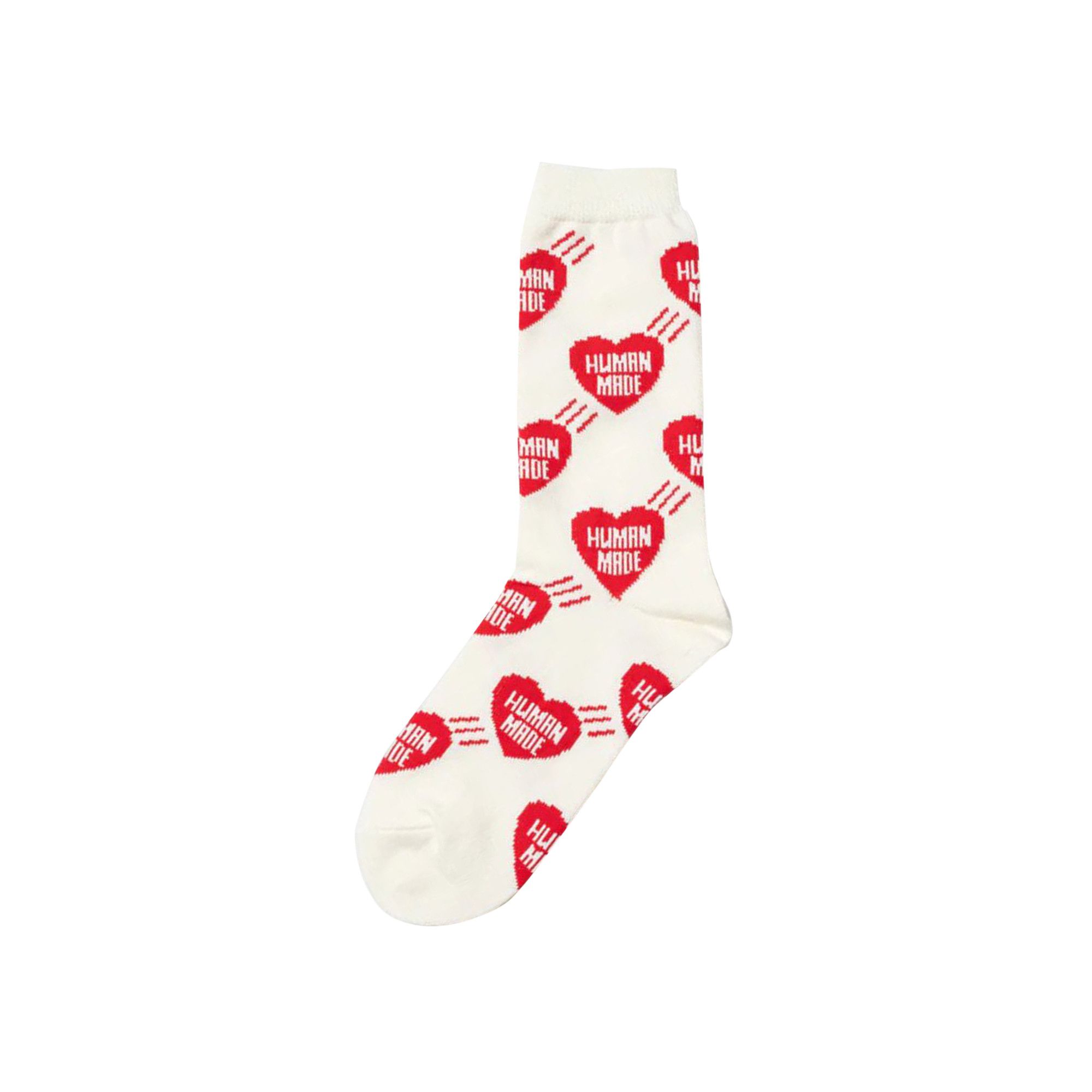 春夏新作 Made Human Buy Heart GOAT | RED HM26GD002 - 'Red' Socks Pattern レッグウェア