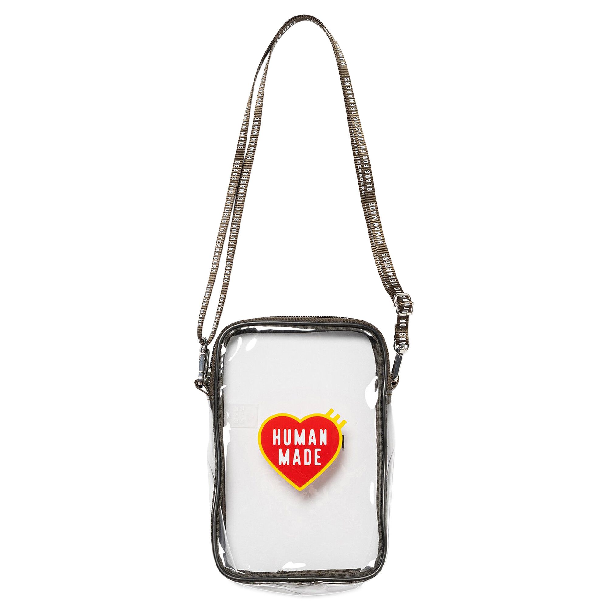 【HUMAN MADE】 PVC Pouch Medium Olive Drab Buy Human Made PVC Medium Pouch 'Olive Drab' - HM26GD056