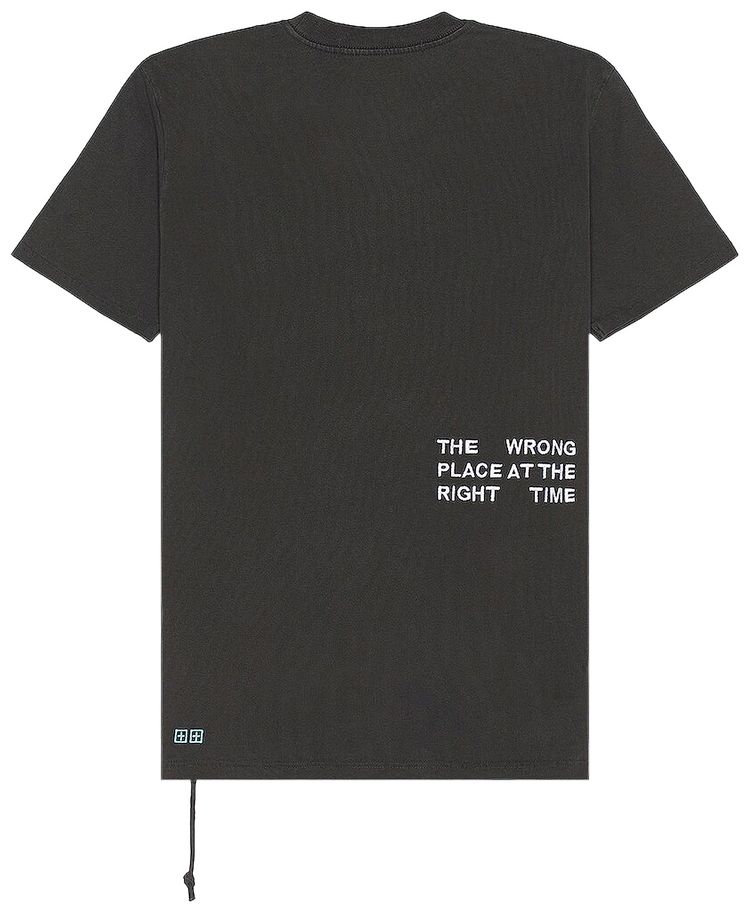 Ksubi Right Time Kash T Shirt Faded Black