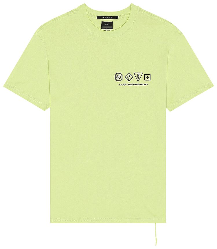 Ksubi Enjoy Biggie T-Shirt 'Daylite Green'