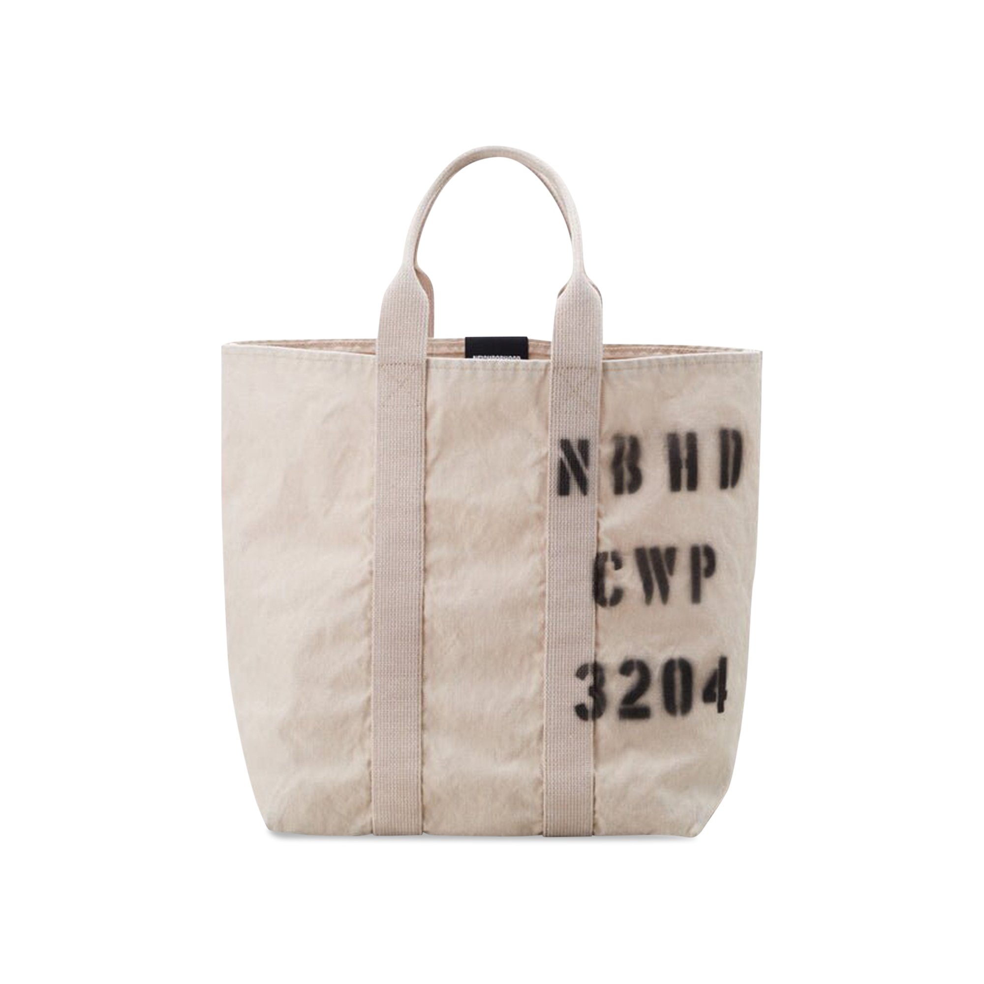 Neighborhood Canvas Tote Bag 'Beige'