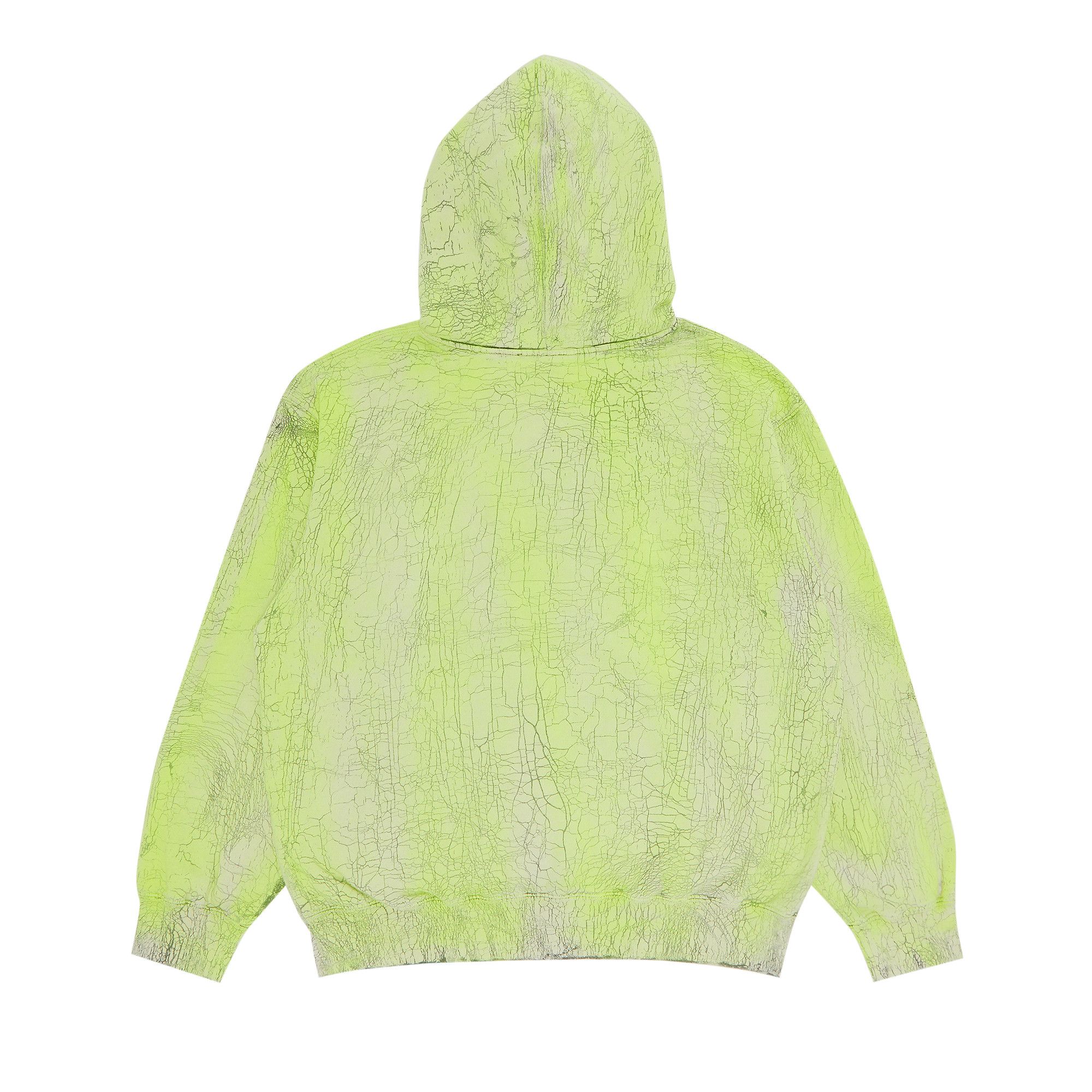 Buy Supreme Crackle Zip Up Hooded Sweatshirt 'Yellow' - FW23SW108