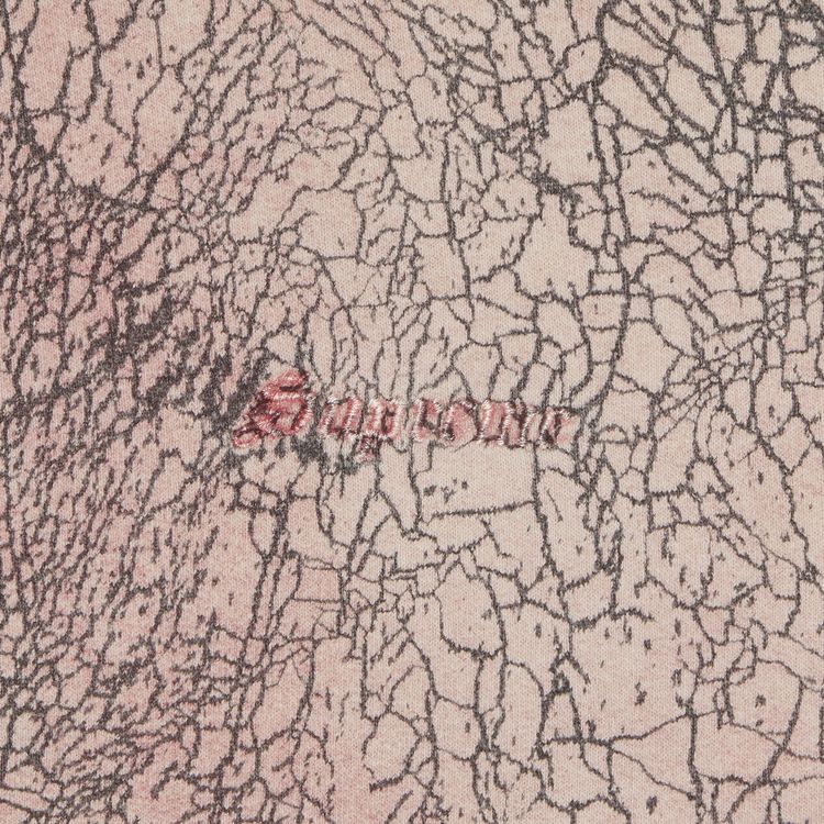 Supreme Crackle Zip Up Hooded Sweatshirt Red