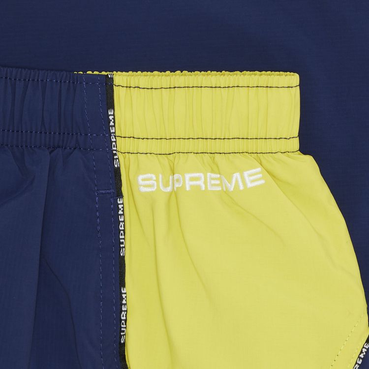 Supreme Logo Piping Track Pant Navy