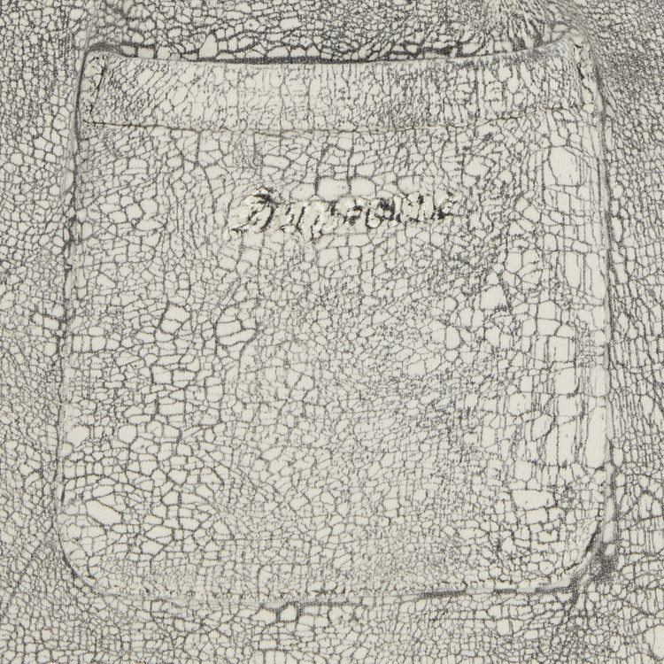 Supreme Crackle Sweatshort Natural