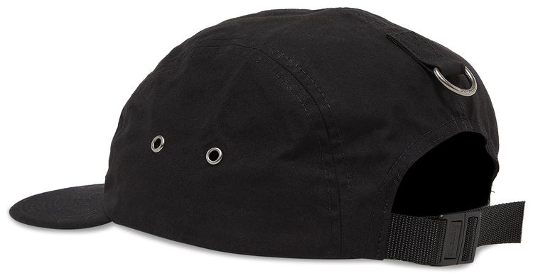 Supreme Waxed Cotton Camp Cap Black