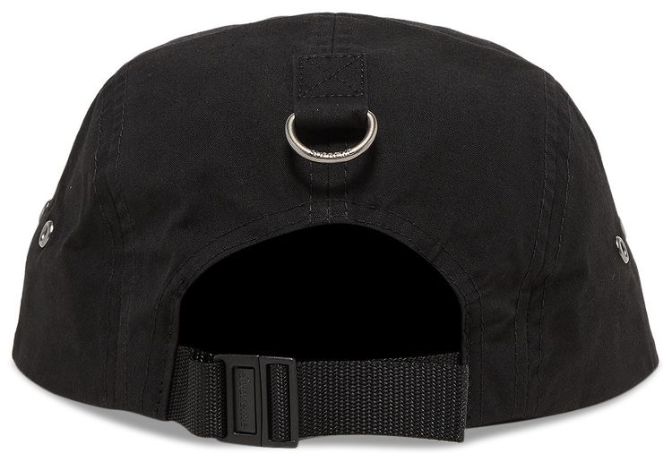 Supreme Waxed Cotton Camp Cap Black
