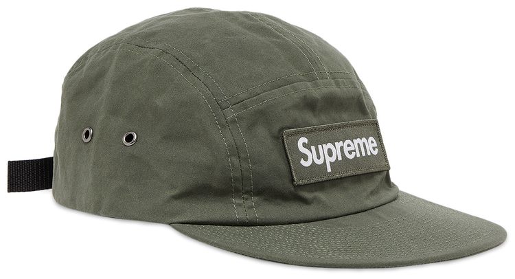 Supreme Waxed Cotton Camp Cap Olive