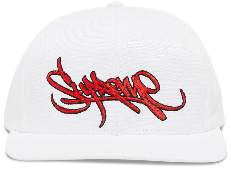 Supreme Handstyle 6 Panel White