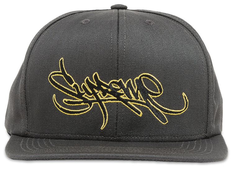 Supreme Handstyle 6 Panel Charcoal