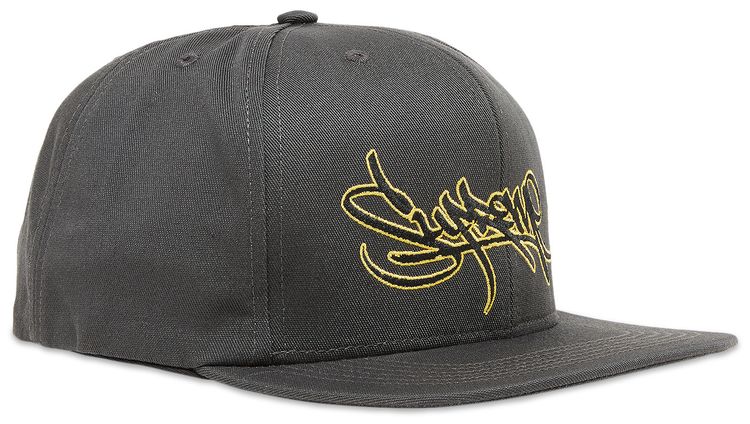 Supreme Handstyle 6 Panel Charcoal