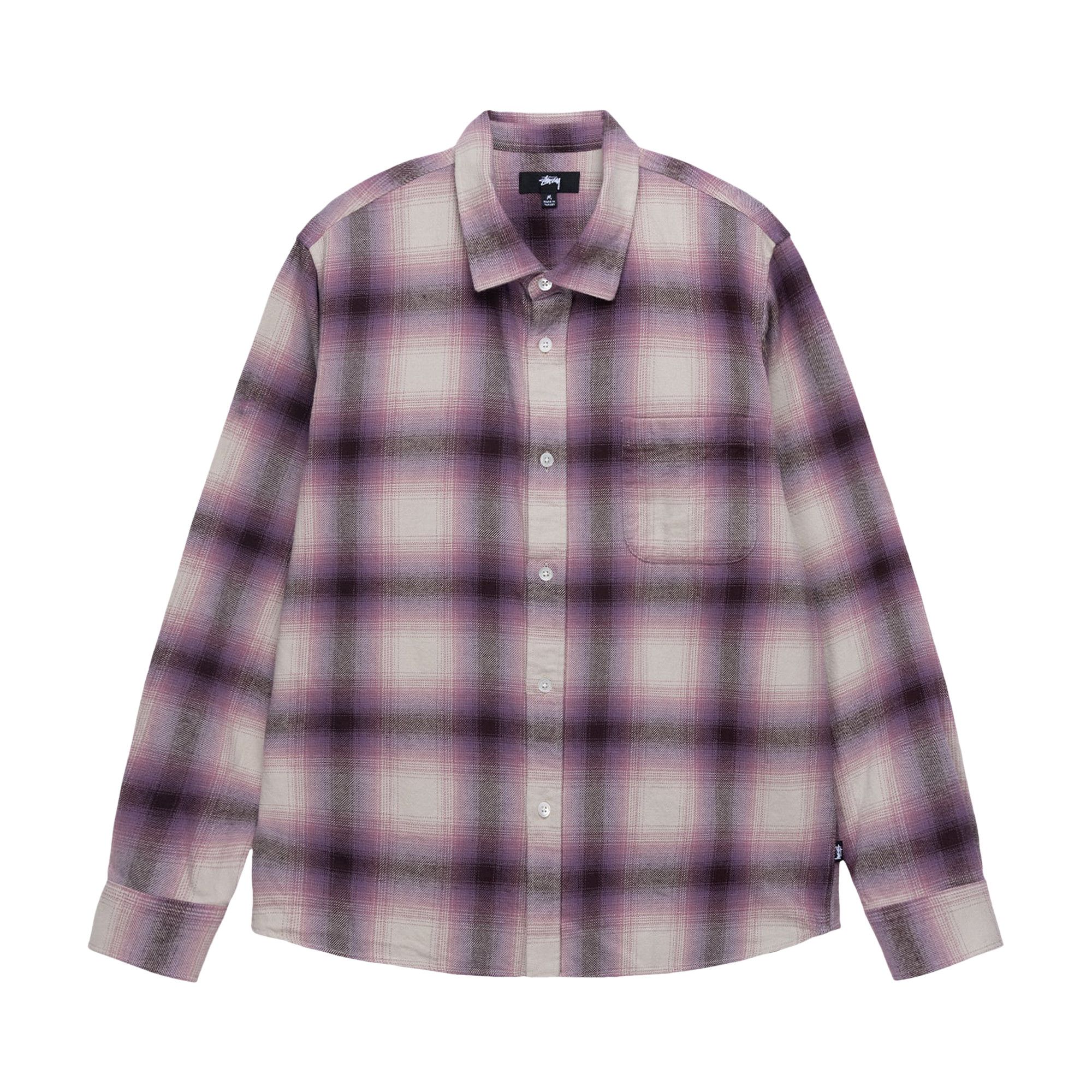 Buy Stussy Bay Plaid Shirt 'Berry' - 1110292 BERR | GOAT