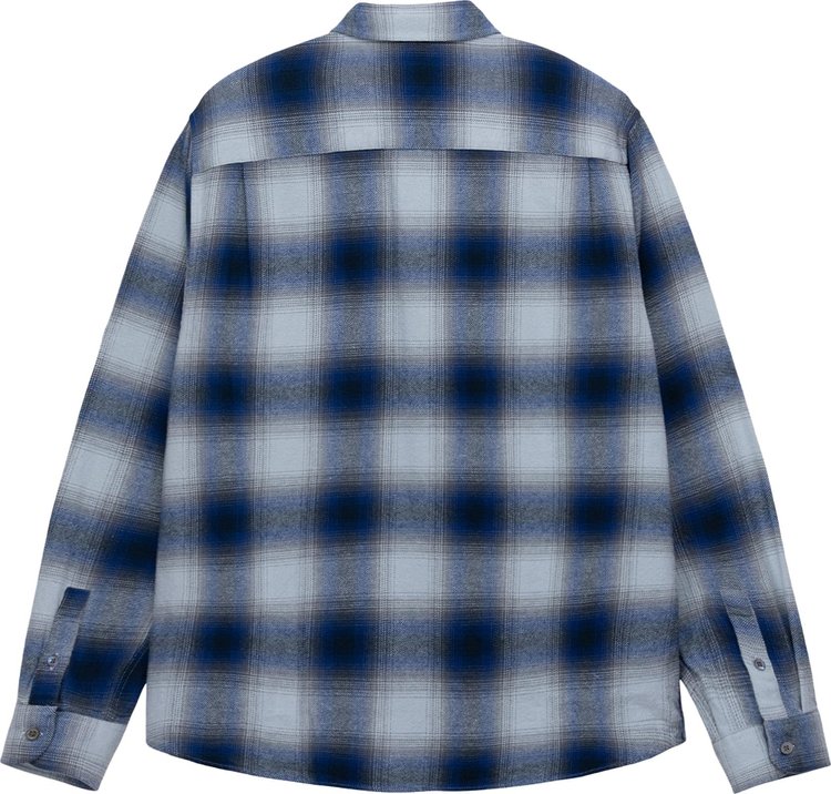 Stussy Bay Plaid Shirt Navy