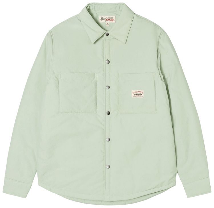 Stussy Padded Tech Over Shirt Green