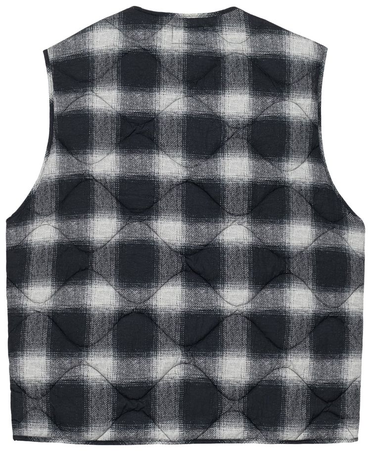 Stussy Recycled Nylon Liner Vest Black