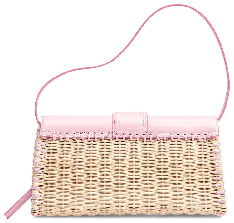 Jacquemus Le Bambino Long Osier Bag Pale Pink