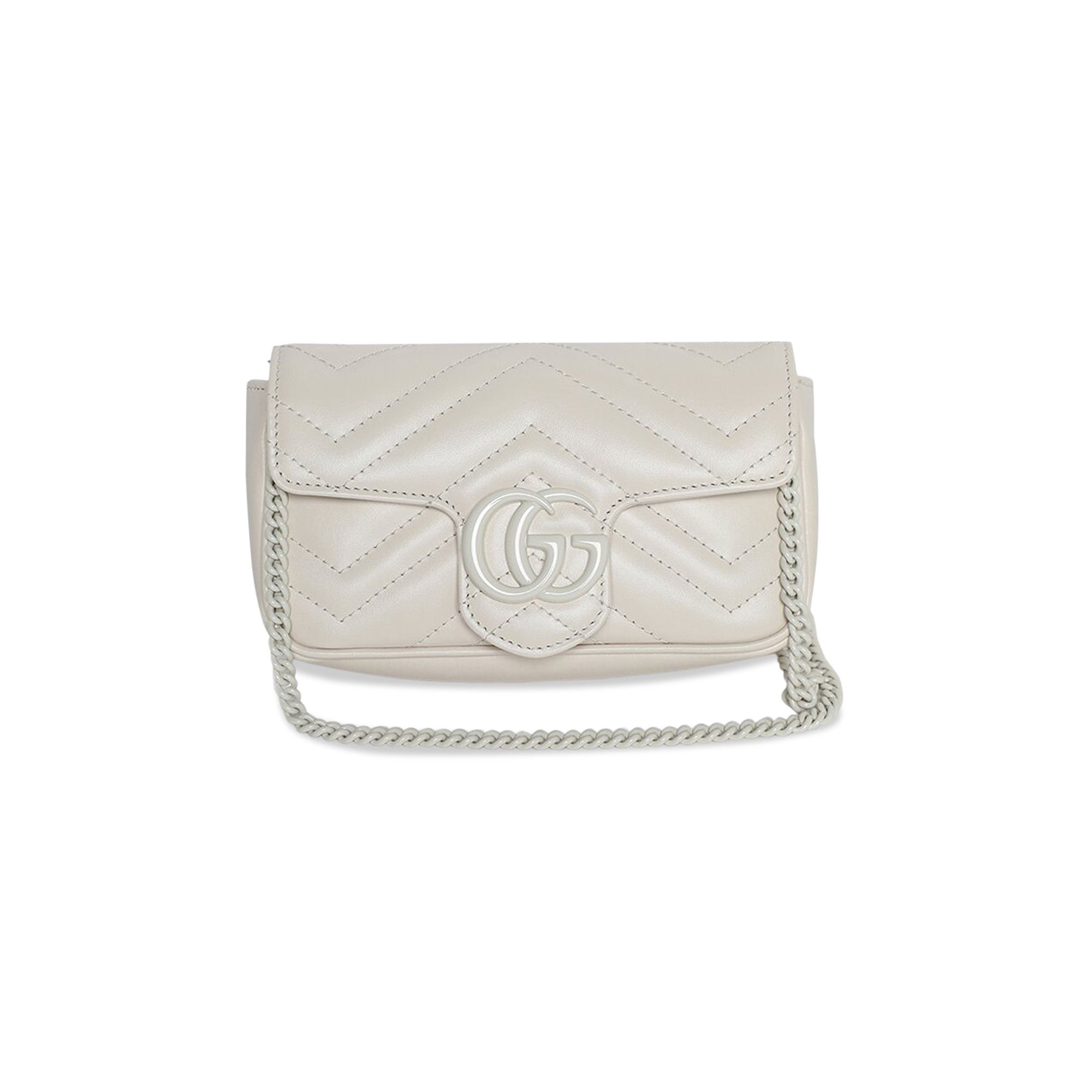 Buy Gucci GG Marmont Matelasse Super Mini Bag White 476433 AABZK 9022 GOAT CA