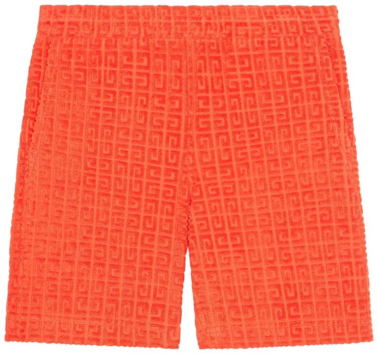 Givenchy New Board Shorts Bright Orange