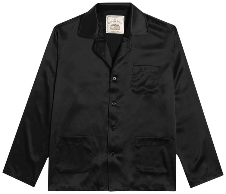Gallery Dept Silk Pajama Shirt Black