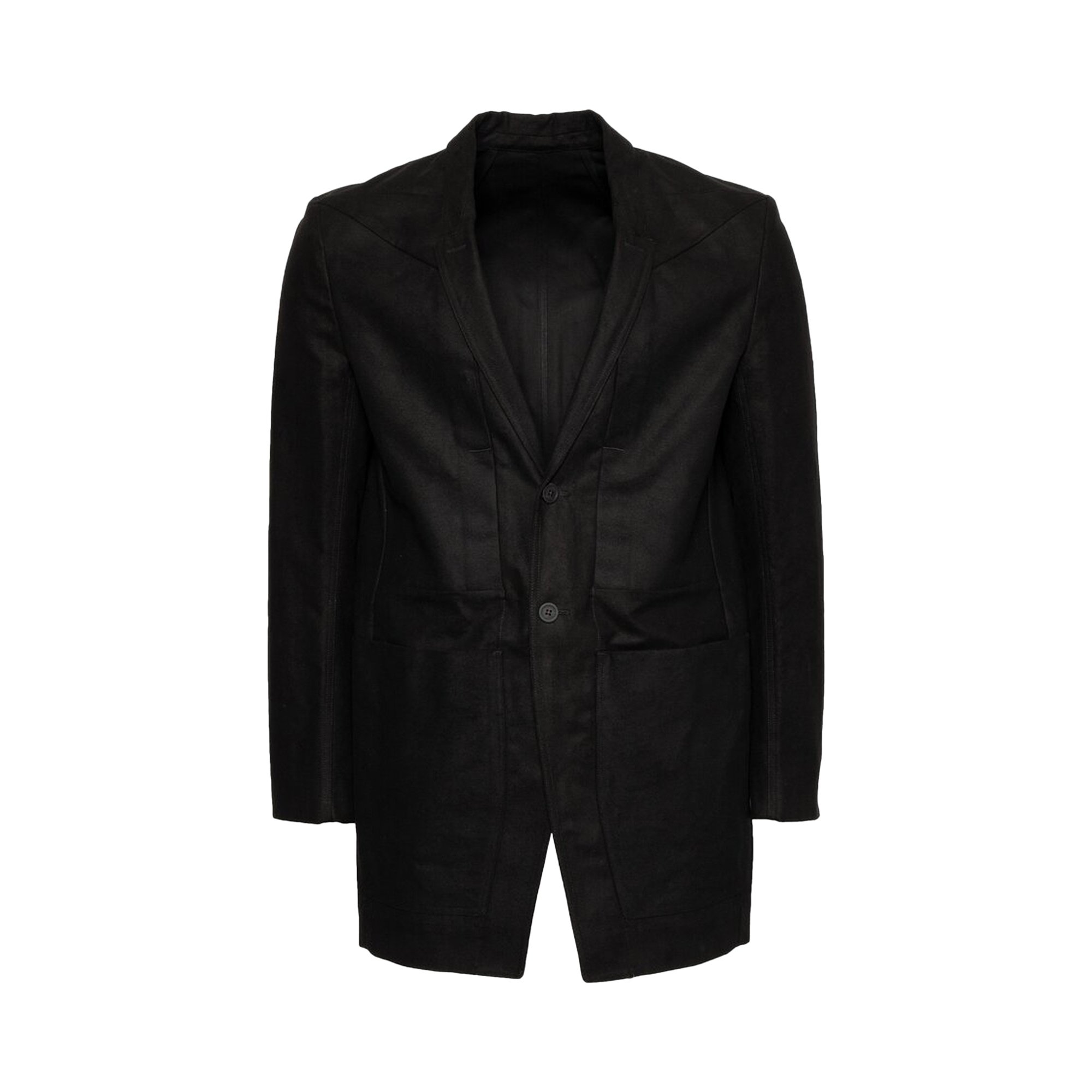 Buy Rick Owens Fog Pocket Lido Jacket 'Black' - RU02C7723 M0 | GOAT