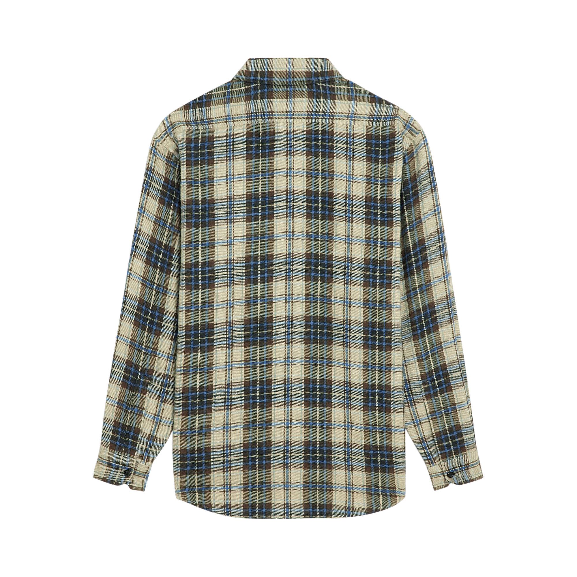 Buy CELINE Checked Loose Shirt 'Natural/Beige' - 2C40A969V 02NB | GOAT