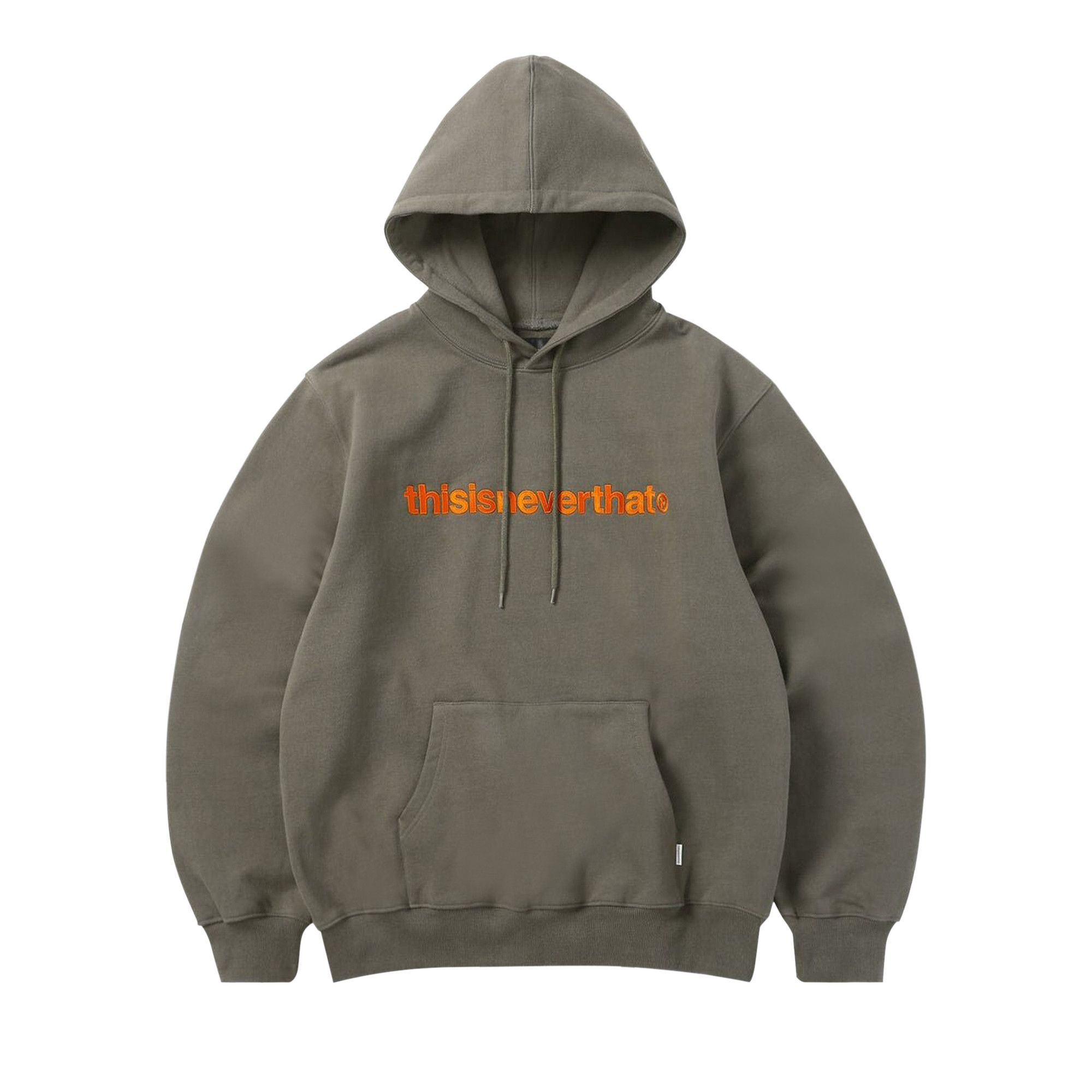 Buy thisisneverthat T-Logo Hoodie 'Dark Mocha' - TN220TSWHO01 DARK