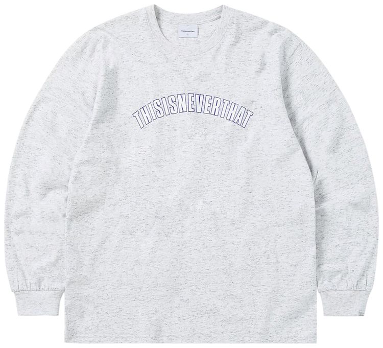thisisneverthat New Arc Long Sleeve Tee Light Heather Grey