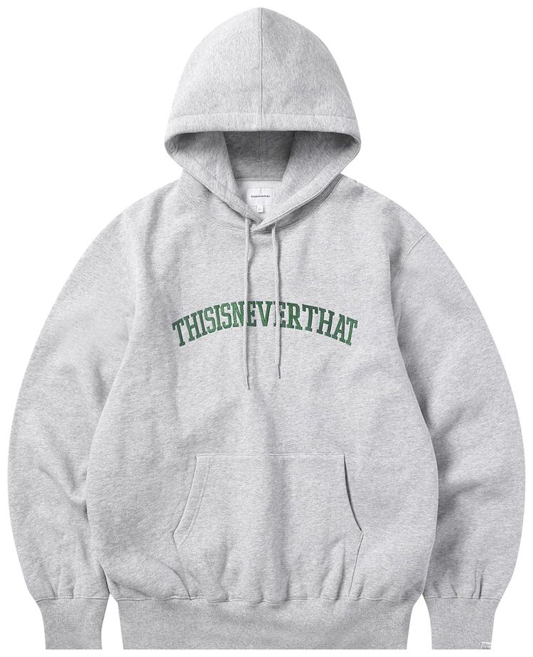 thisisneverthat Arch Logo Hoodie Heather Grey