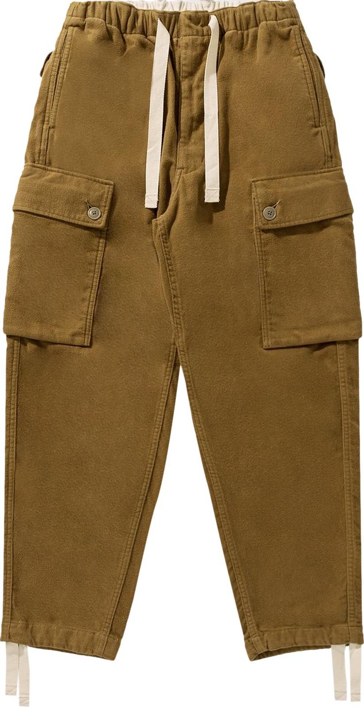 nanamica Flannel Easy Cargo Pants 'Camel'