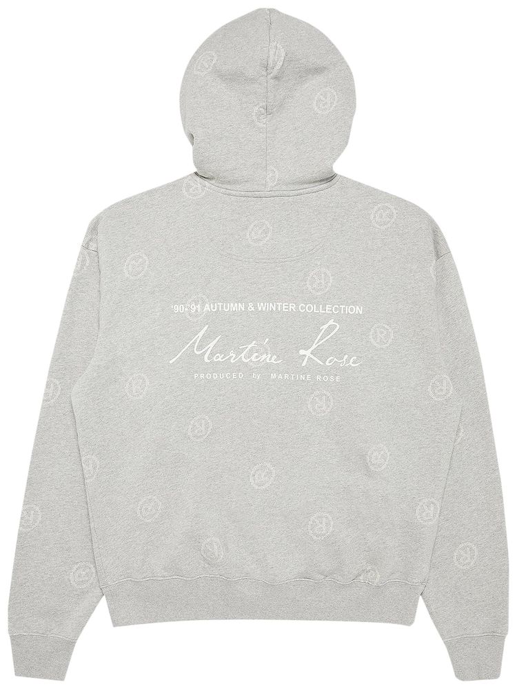 Martine Rose Classic Hoodie Grey Marl