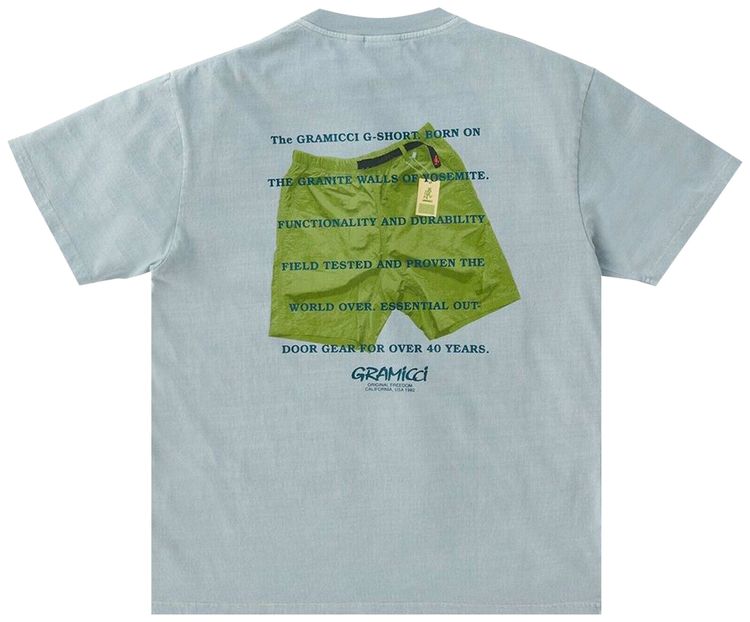 Gramicci G Short Tee Smoky Slate Pigment