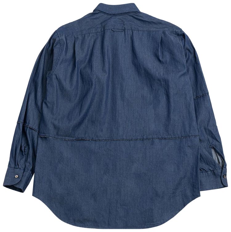 Engineered Garments Combo Short Collar Shirt Indigo