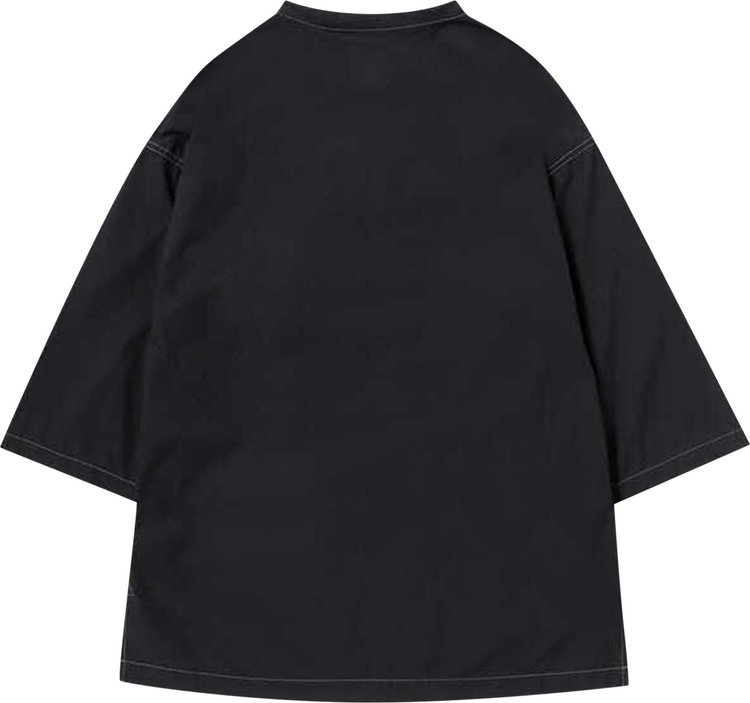 And Wander Dry Ripstop Long Pullover Black