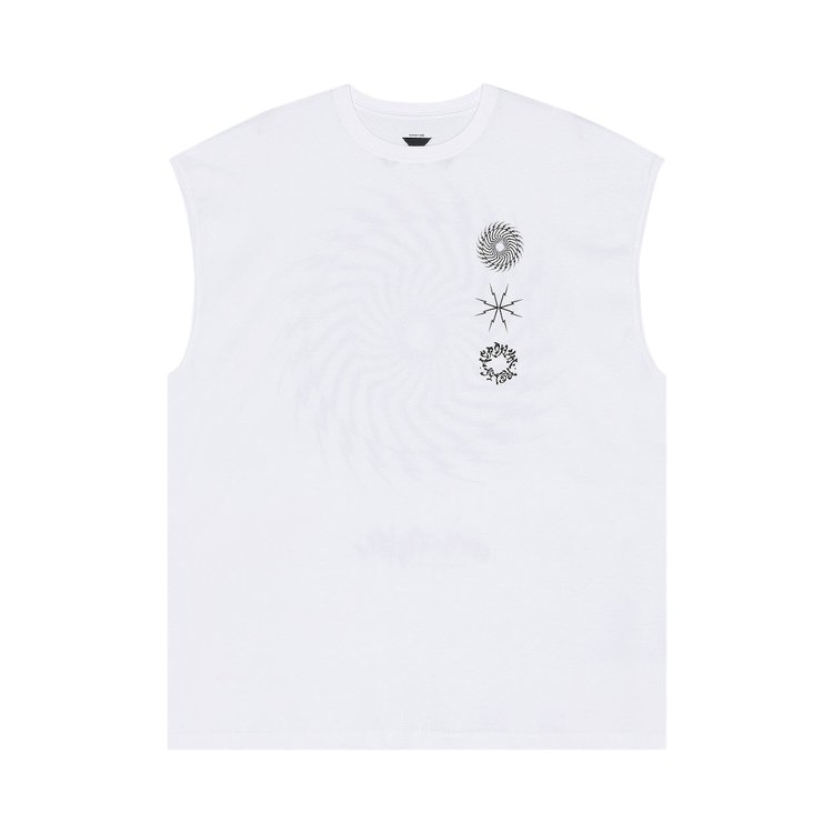 Acronym Sleeveless T-Shirt 'White'