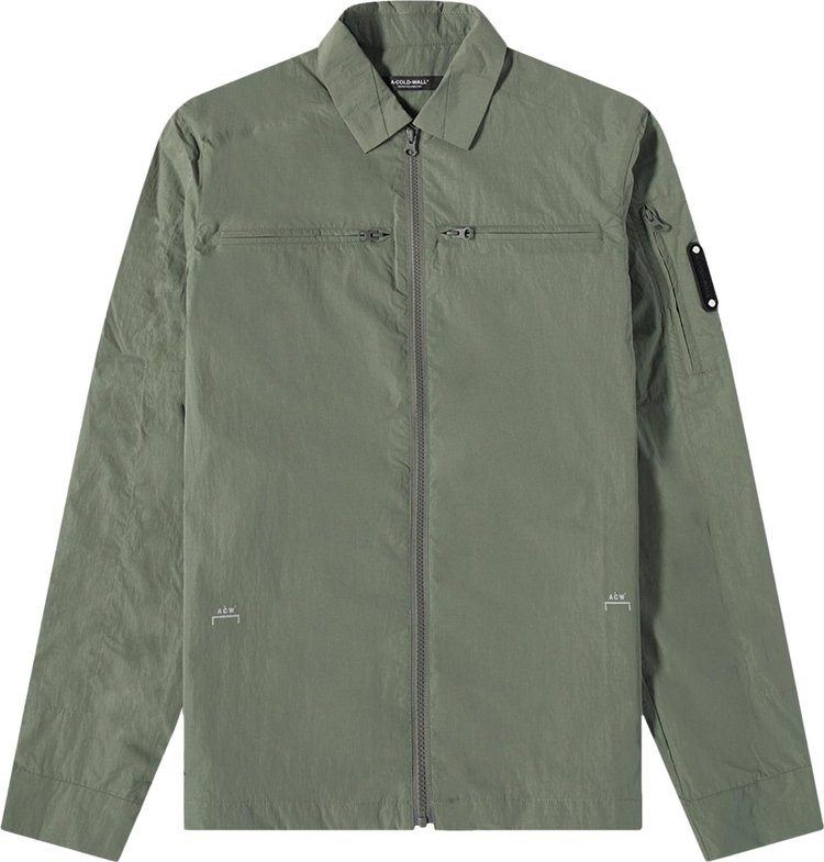 A-Cold-Wall* Gaussian Overshirt 'Military Green'