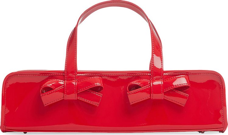 Comme des Garçons Girl Elongated Leather Tote Bag 'Red'