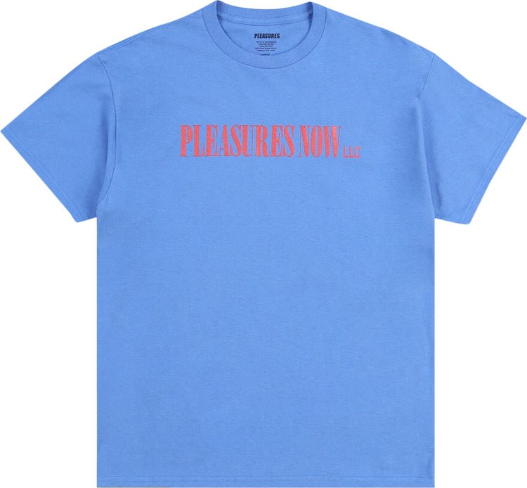 Pleasures LLC T-Shirt 'Flo Blue'