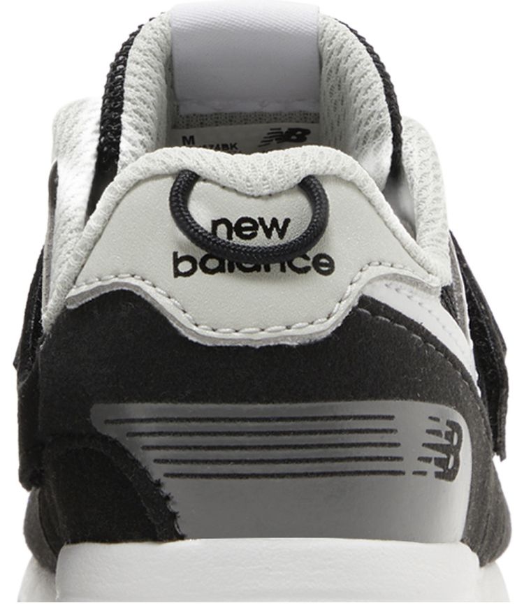 New Balance 574 New B Hook  Loop Toddler Wide Black White