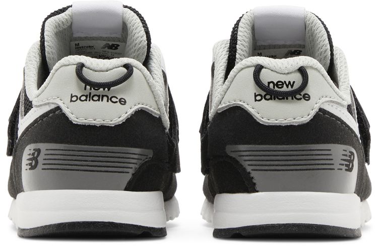 New Balance 574 New B Hook  Loop Toddler Wide Black White