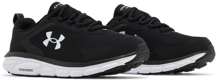 Under Armour Charged Assert 9 4E Wide Black White