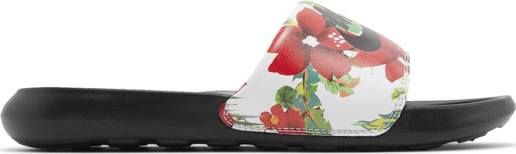 Wmns Victori One Printed Slide 'Floral - Black'