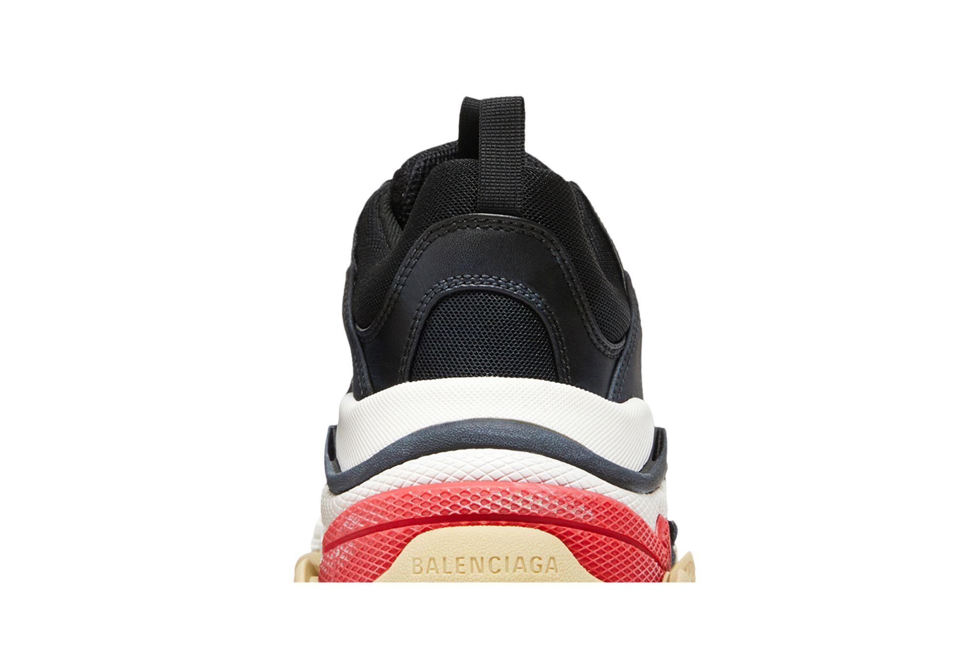 Buy Balenciaga Triple S Sneaker 'Black Red' - 533882 W09OM