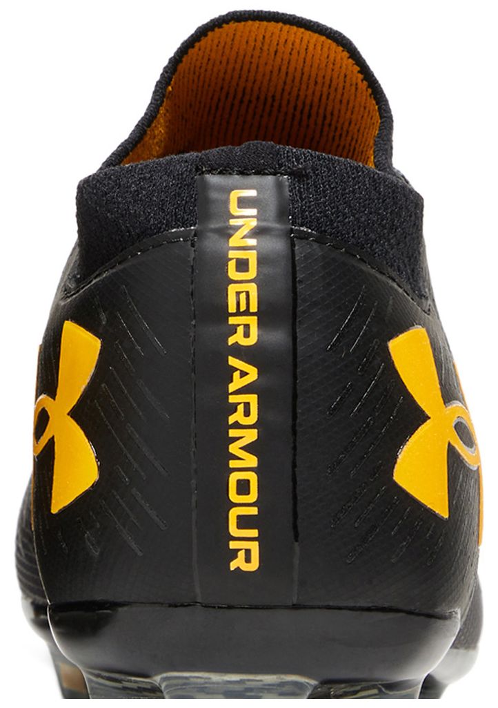Under Armour Shadow Pro FG Black Orange Shock