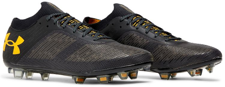 Under Armour Shadow Pro FG Black Orange Shock