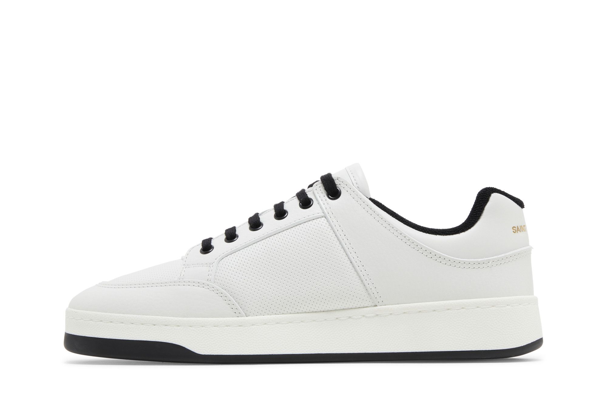 Saint Laurent SL/61 ロートップ スニーカー 713600 AAAWR Saint Laurent SL/61 Low Tops White Leather Men's - 713600