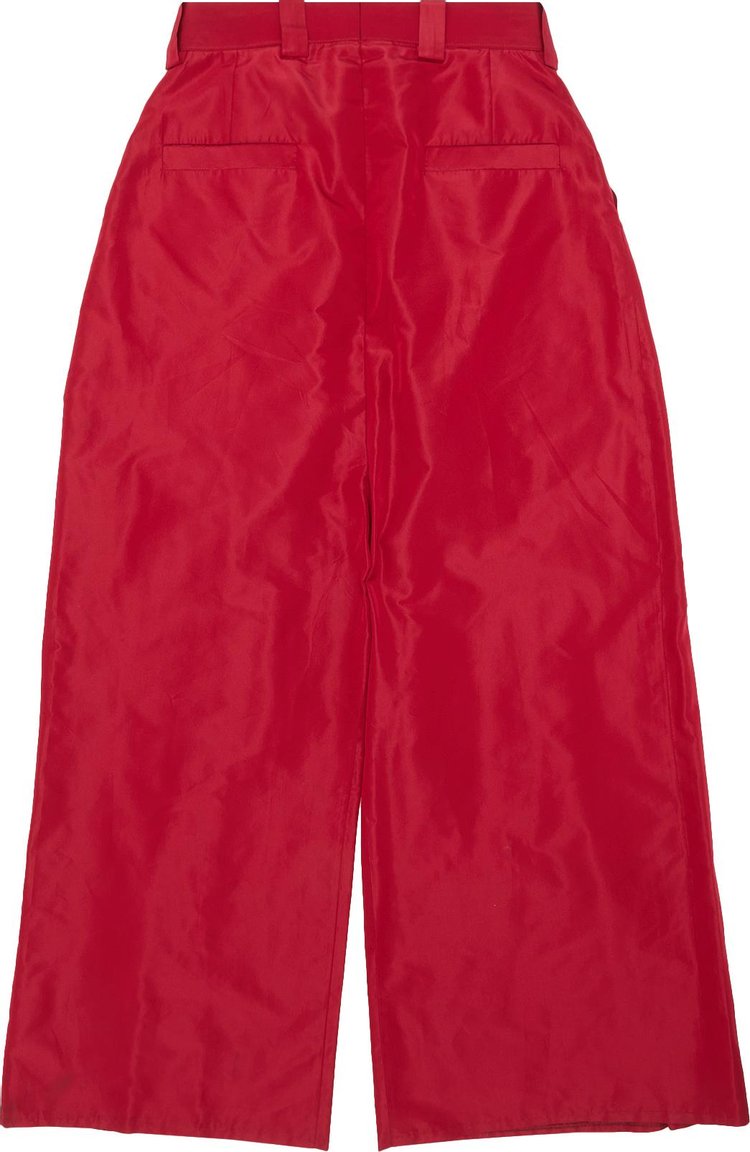 Willy Chavarria Trousers Red