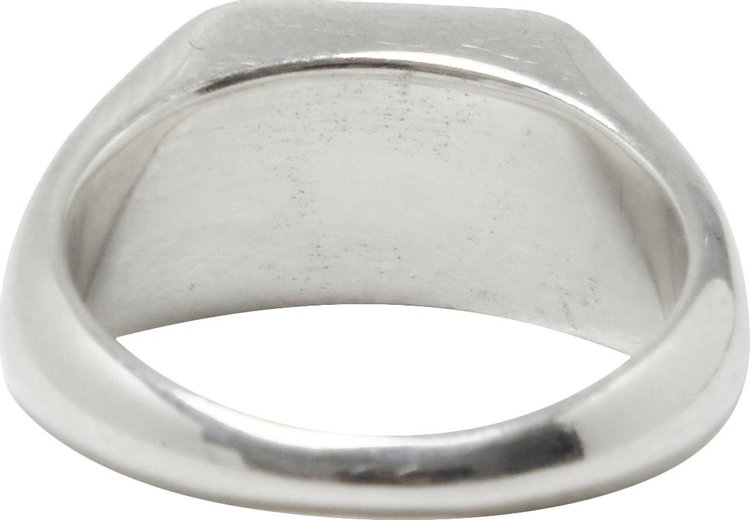 INO Cushion Signet Ring Silver