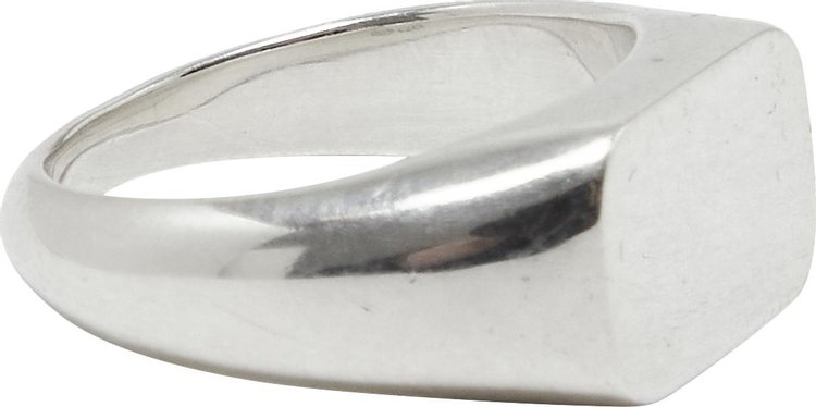 INO Cushion Signet Ring Silver