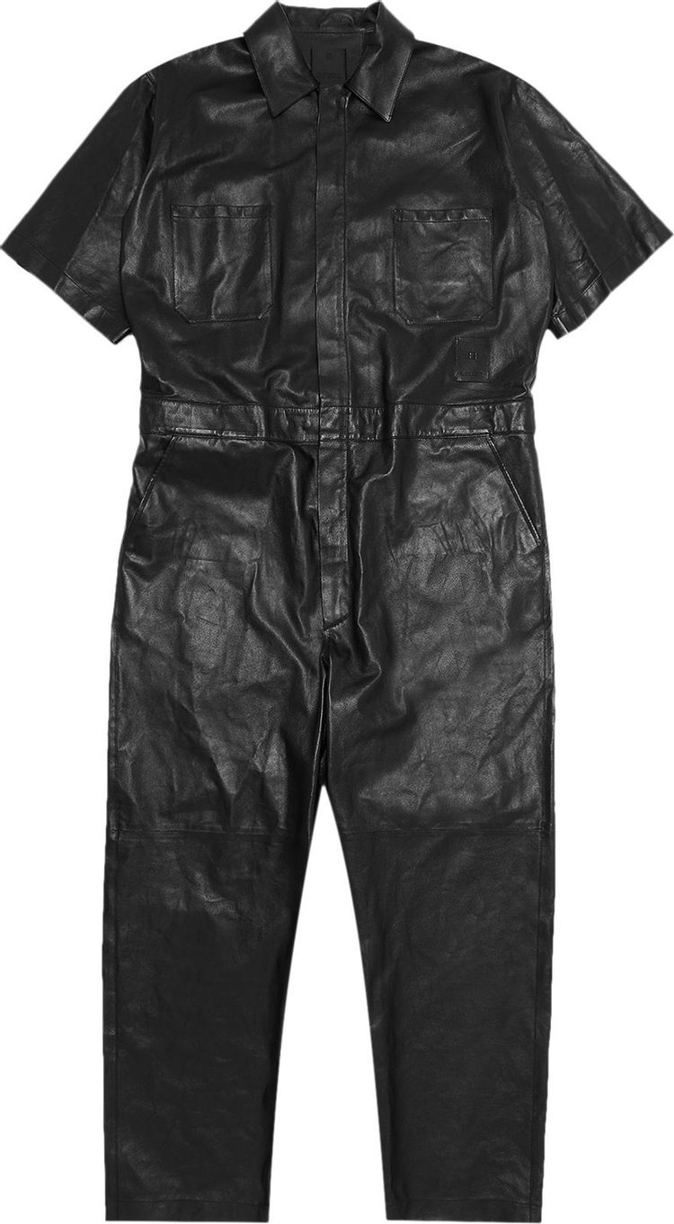 Givenchy Leather Boilersuit 'Black'