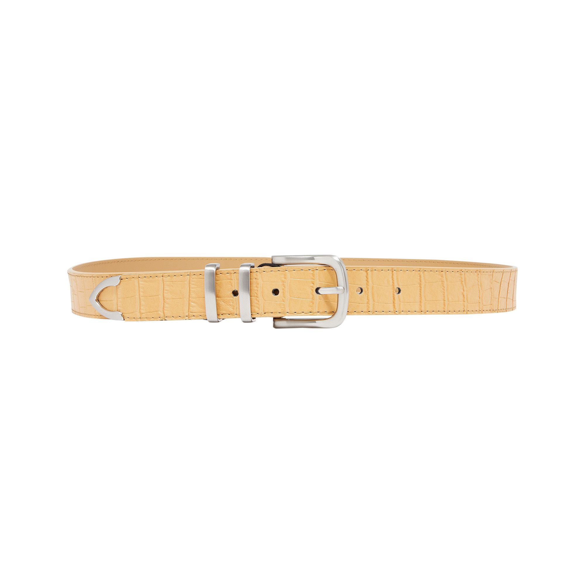 Buy Stussy Gator Leather Dress Belt 'Tan' - 135181 TAN | GOAT